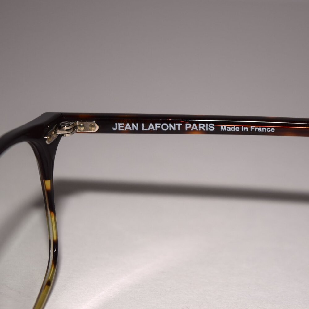JEAN LAFONT Paris Dupleix 5101 Brown Tortoise Rectangle Eyeglasses 50-18-145 - Picture 6 of 11